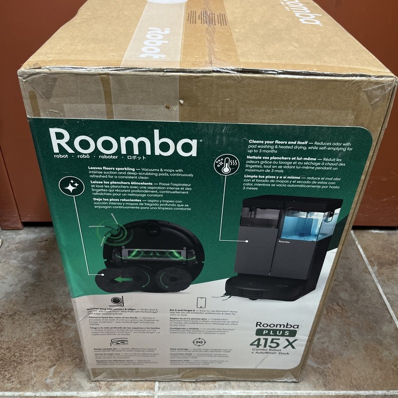 iRobot Roomba Plus 415X Combo Robot Vacuum & Mop + AutoWash Dock gallery