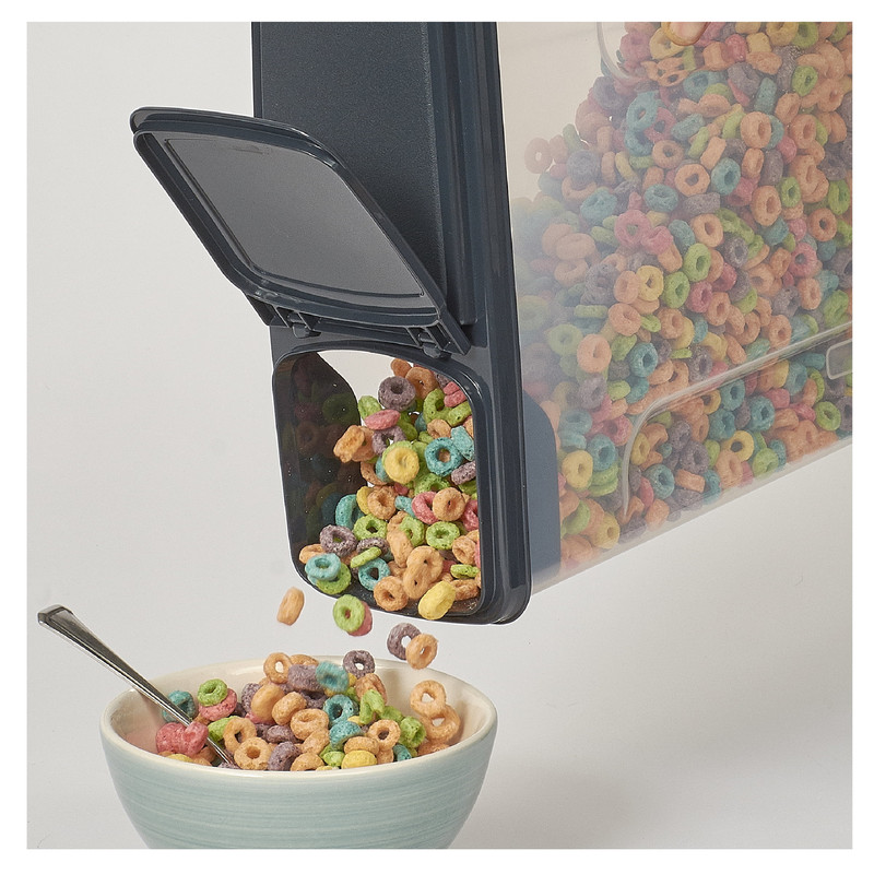 2-Pack Plastic Cereal Keeper Storage Containers, Kitchen Pantry Organizer Canist gallery