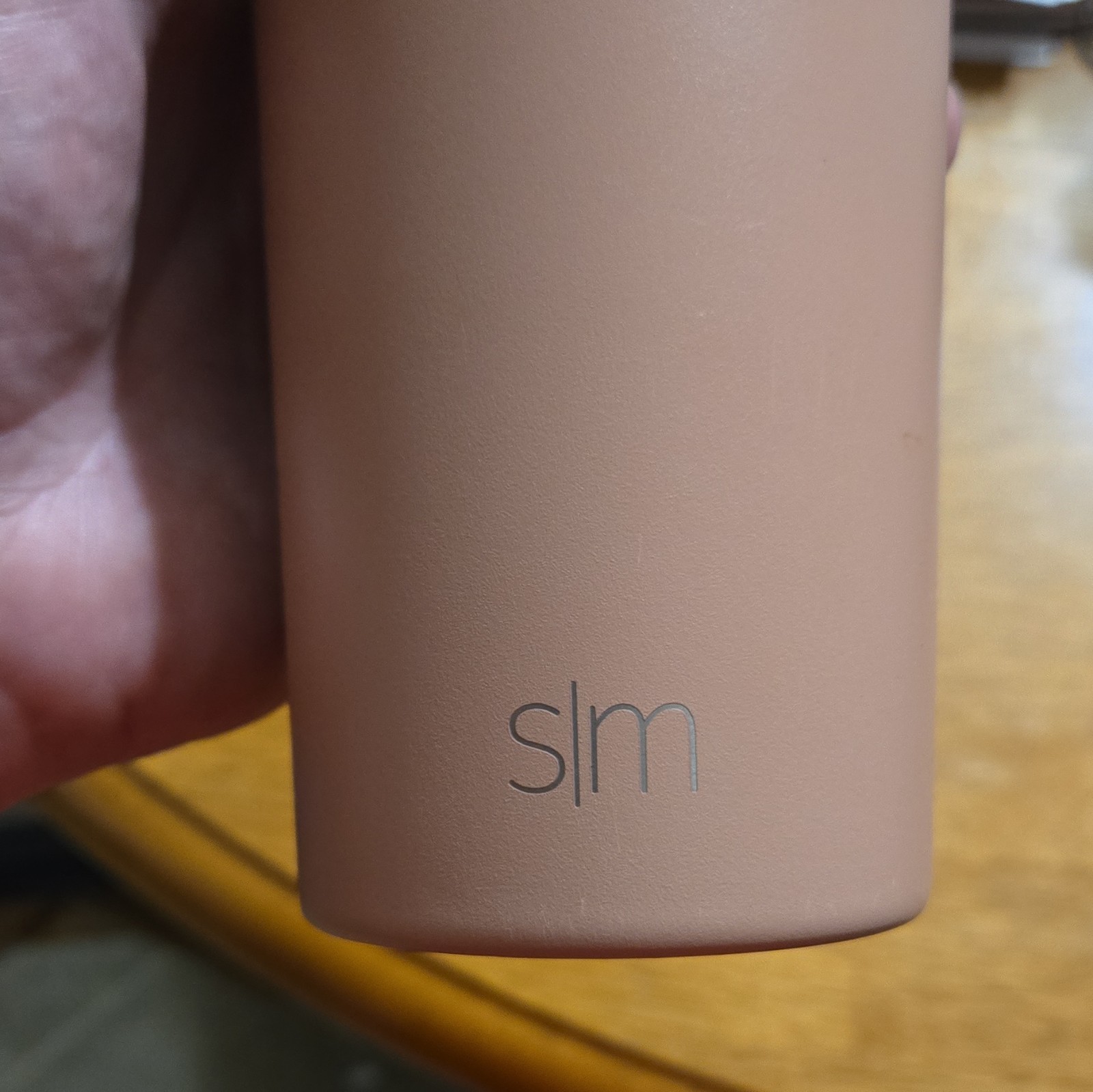 Simple Modern SLM Stainless Steel Insulated Tumbler Drink-Through Lid Pink/Beige gallery