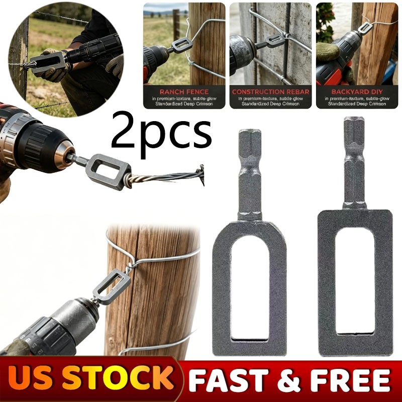 2pcs Electric Drill Wire Twisting Tool, Heavy Duty Wire Twister for Drill New US gallery