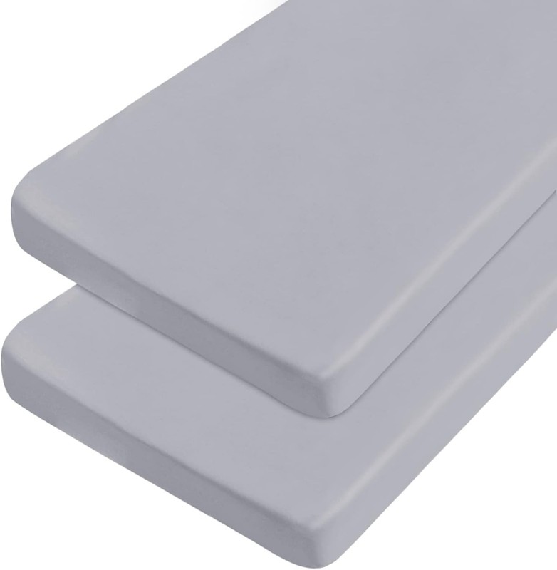 Cot Sheets 31" x 75", 2 Pack Cot Size Sheet Fitted with Narrow Twin/Camp Bunk... gallery