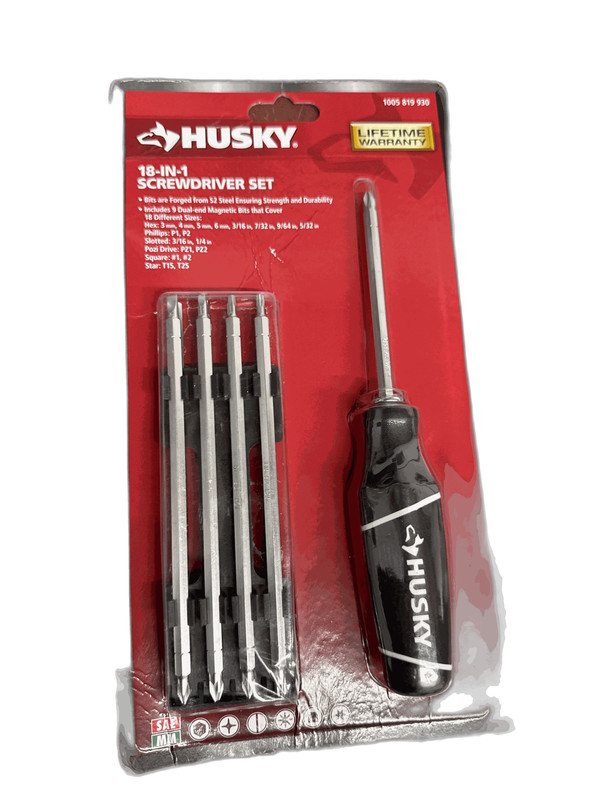 Husky Interchangeable Blade Screwdriver Set (10-Piece) gallery