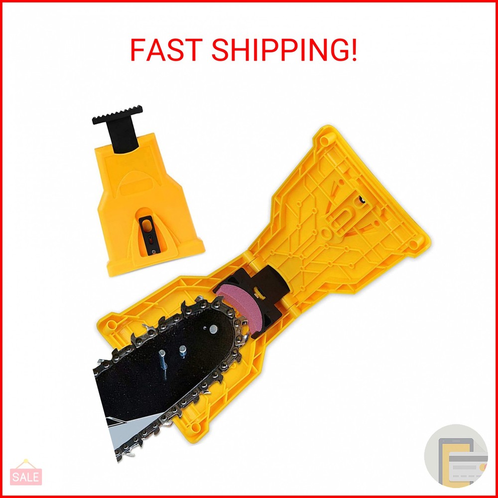 Portable Teeth Chainsaw Sharpener, Proprietary Bar-Mount Chain Saw Fast Sharpeni
