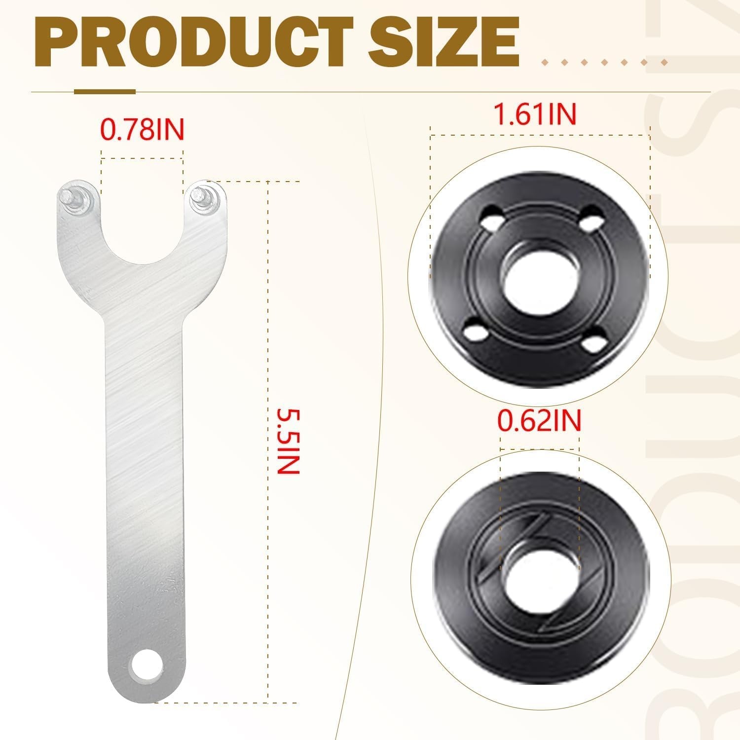 2 pcs angle grinder flange kit Compatible with Dewalt Ryobi Milwaukee Makita gallery