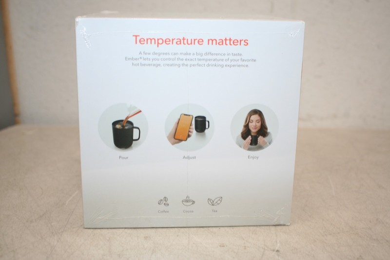 Ember Temperature Control Ceramic Smart Mug 10 Oz Black (CM17) - New Sealed gallery