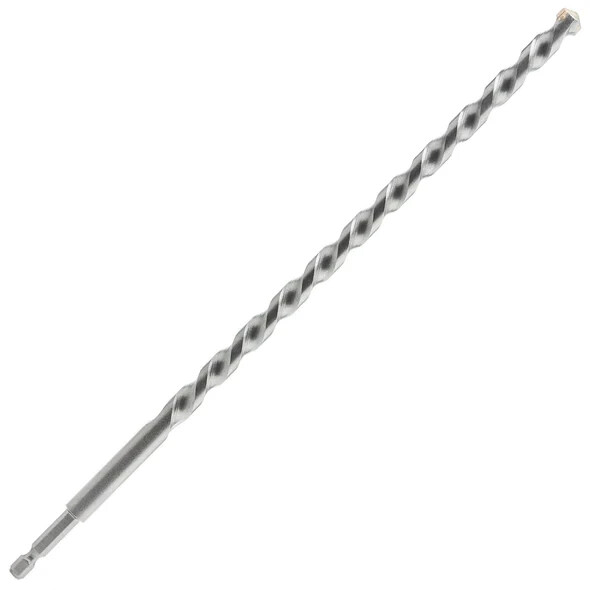 GroundGrabba Masonary Drill Bit 12 Inch Tungsten Tipped 1/2" x 12" gallery