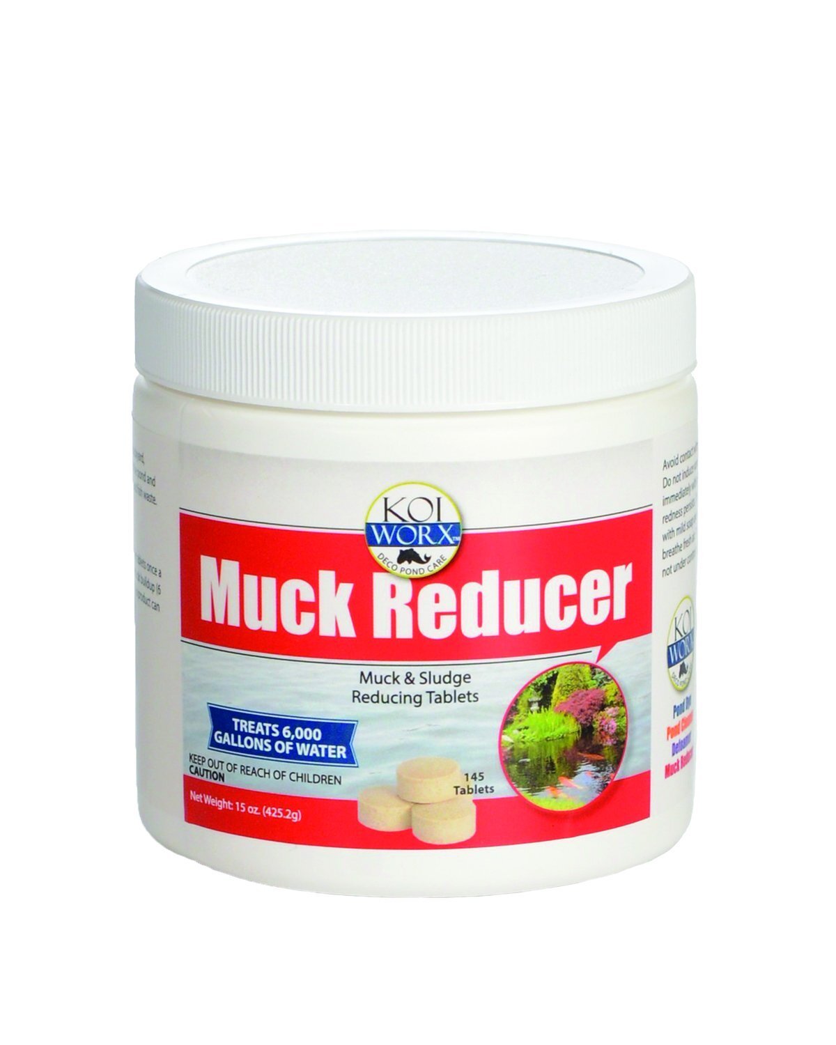 KoiWorx Muck Reducer - 145 tablets, Safe for koi gallery