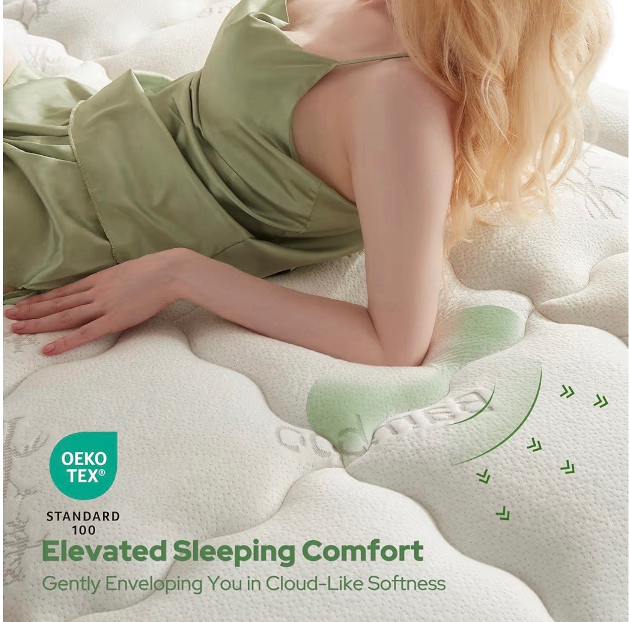 BEDLORE Queen Mattress Topper Viscose Derived from Bamboo gallery