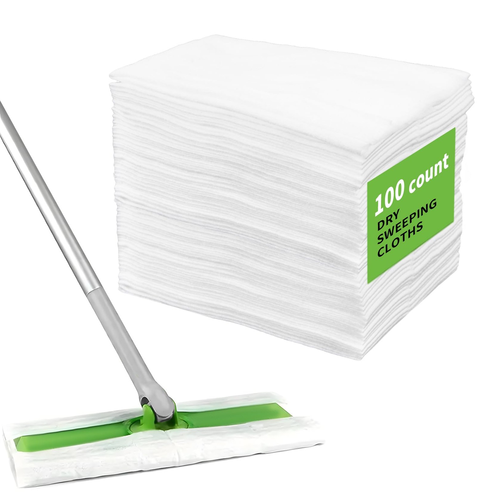 Dry Sweeping Cloths Disposable Mop Pads Refills Compatible with Swiffer gallery