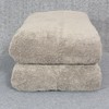 2 x Boll & Branch Bath Towels Pewter 100% Organic Cotton Spa Luxury 30" x 56" gallery