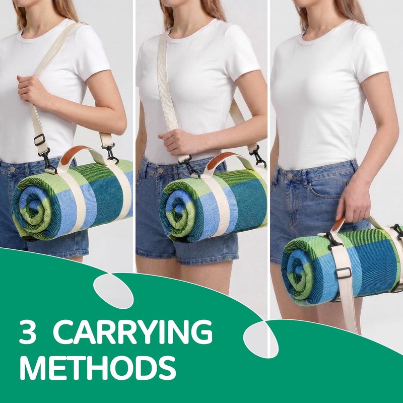 Picnic Blanket Waterproof Foldable Extra Large Outdoor Camping Beach RYCHIC gallery