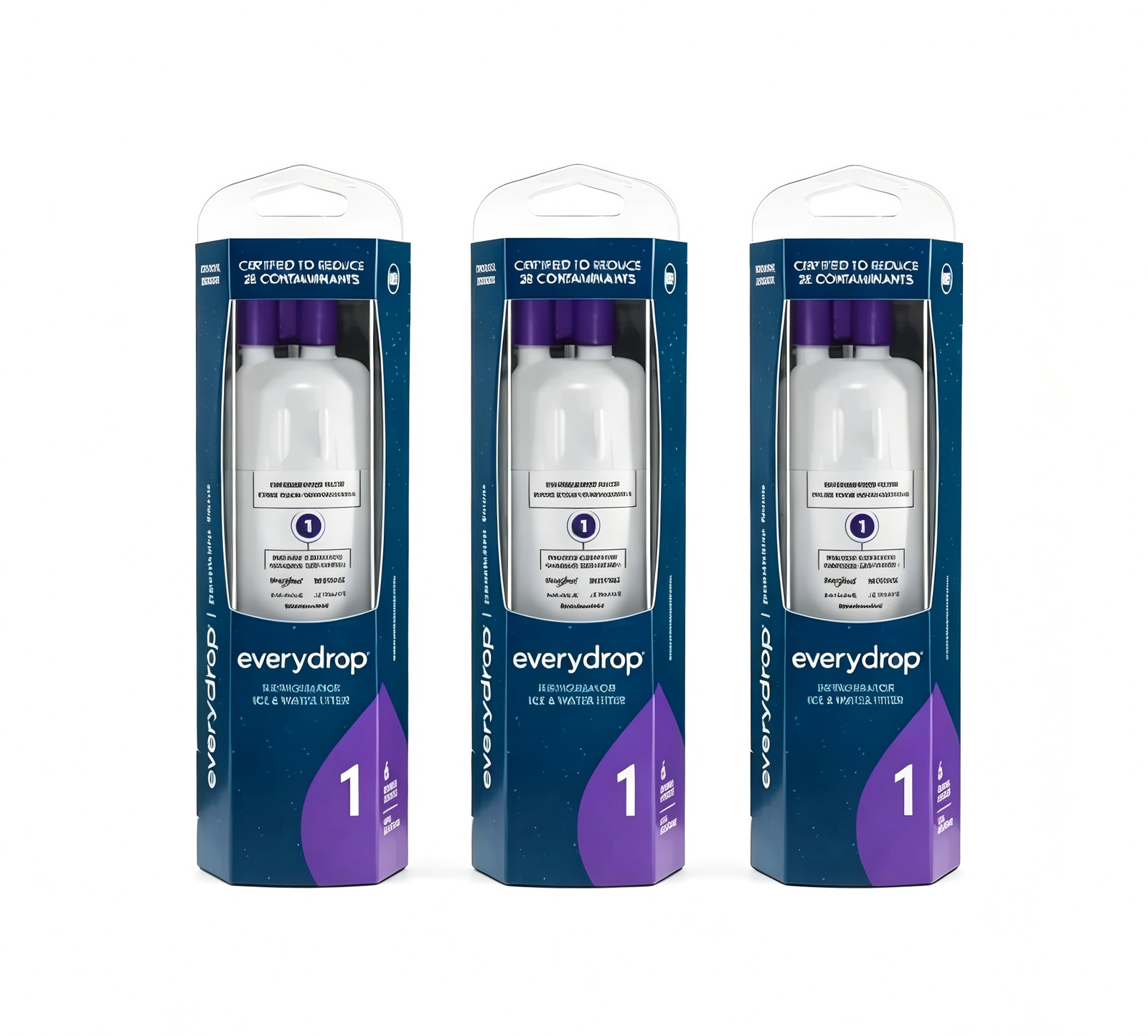 [New]3 Pack EDR1²RXD1 Filter²1 9081 Refrigerator Ice Replacement gallery