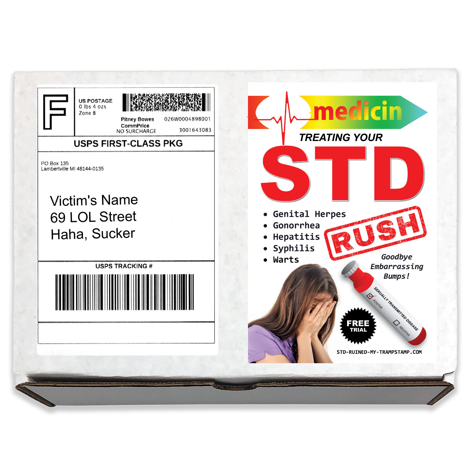 Prank Mail STD Sent Directly to your Friends to Embarrass Them! gallery