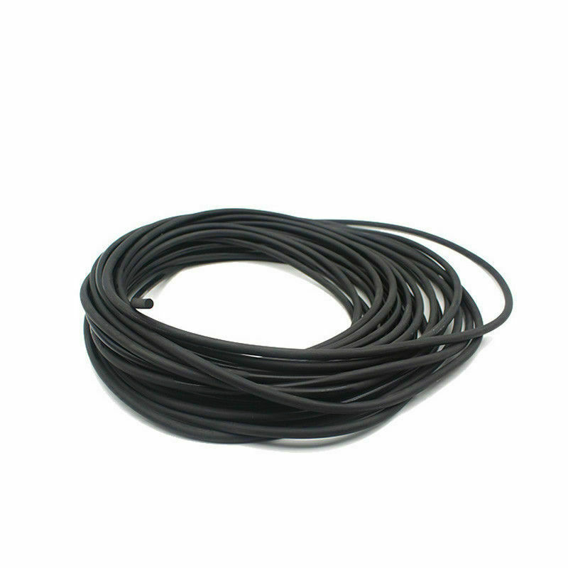 Black Solid Nitrile Rubber Cord O Ring Strip Anti Oil Seal Gasket Dia 1 to 30mm gallery