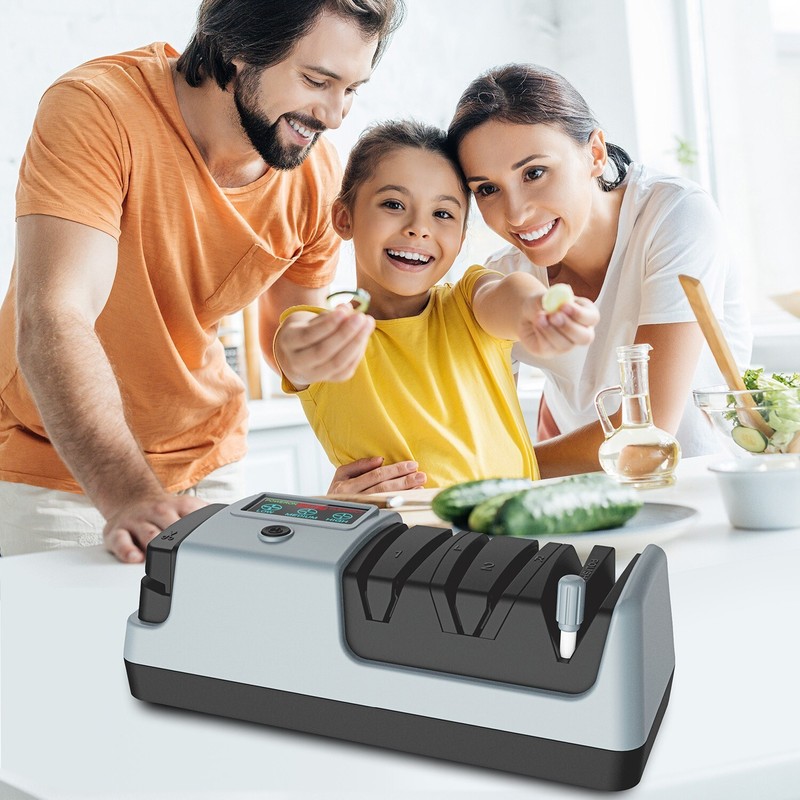 Professional Electric Knife Sharpener Sharpening Machine Household 5-in-1 gallery