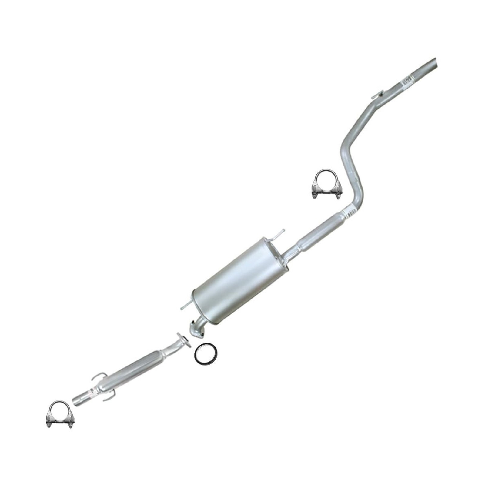 Northeastern Exhaust | Direct-Fit Resonator Pipe and Muffler Exhaust Kit Comp... gallery