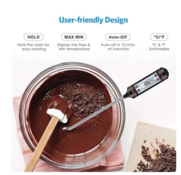 Instant Read Digital Meat Thermometer BBQ Grill Smoker For Kitchen Food Cooking gallery