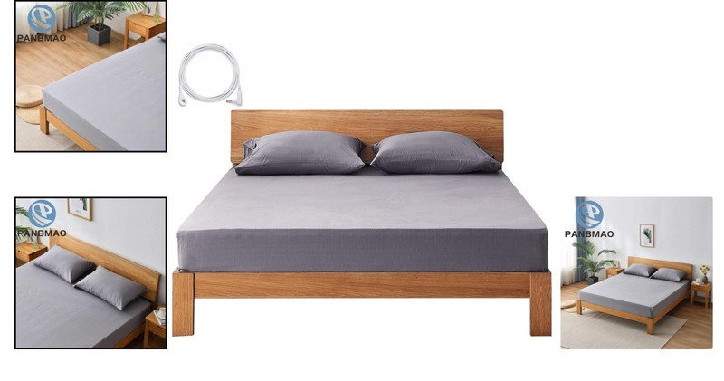 Fitted Grounding Bed Sheets - Queen, 12% Silver Fiber & Cotton for Better Sleep gallery