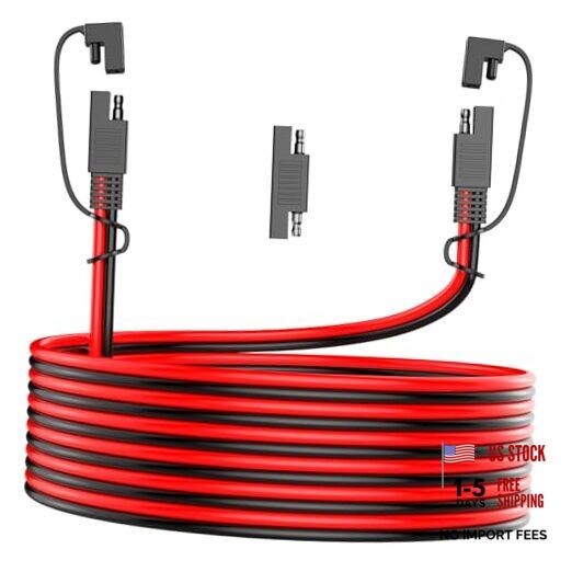 12AWG SAE Extension Cable SAE Connector Extension Cable Quick Disconnect 15FT gallery