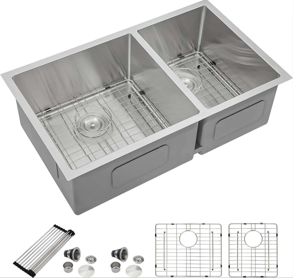 Undermount Kitchen Sink Double Bowl
