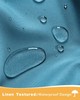 Waterproof Outdoor Curtains - 4 Panels 54x108 Inch Teal Grommet Privacy Curtains gallery