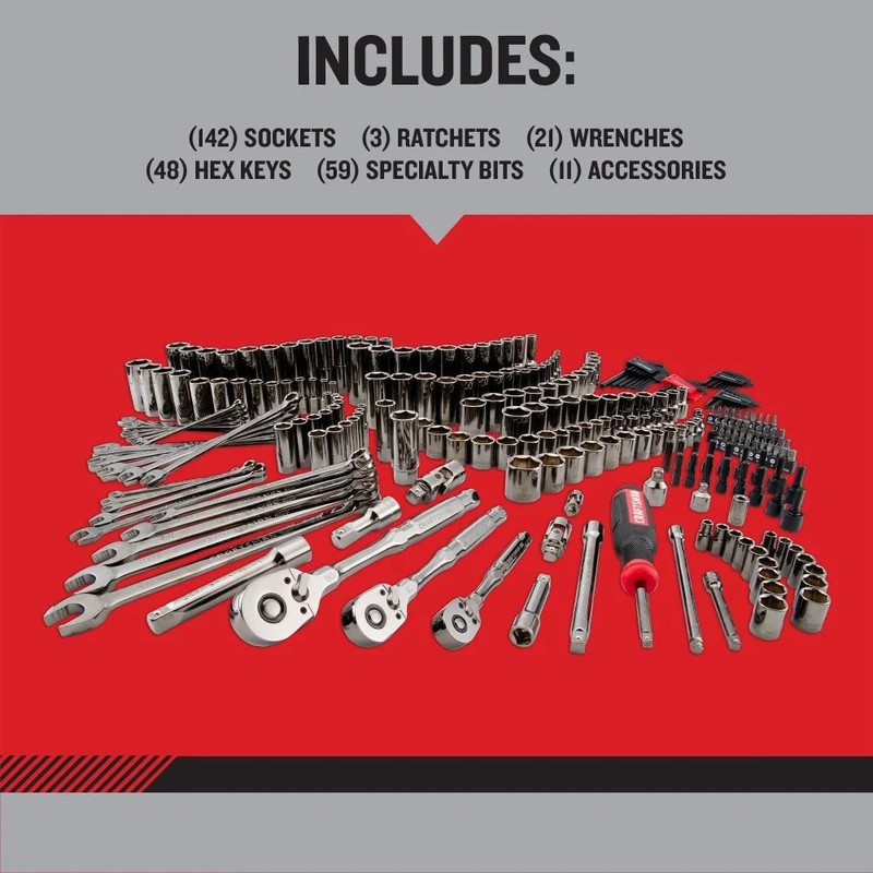 Craftsman Overdrive Mechanics Tool Set, 284 Pieces gallery