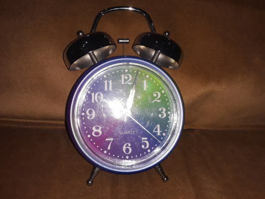 Vintage Extra Loud Alarm Clock Twin Bell Quartz Battery Light Bedroom Home gallery