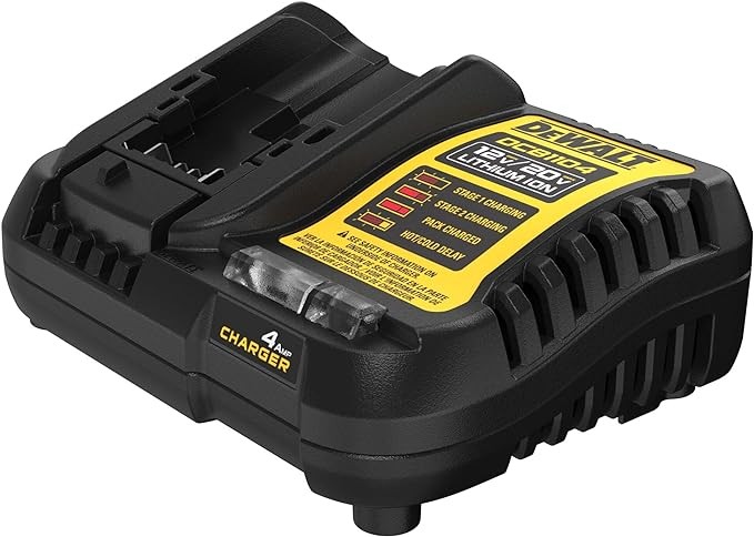DEWALT 12V MAX/20V MAX Lithium Ion Battery Charger, 4 Amp, Waterproof - BLACK gallery