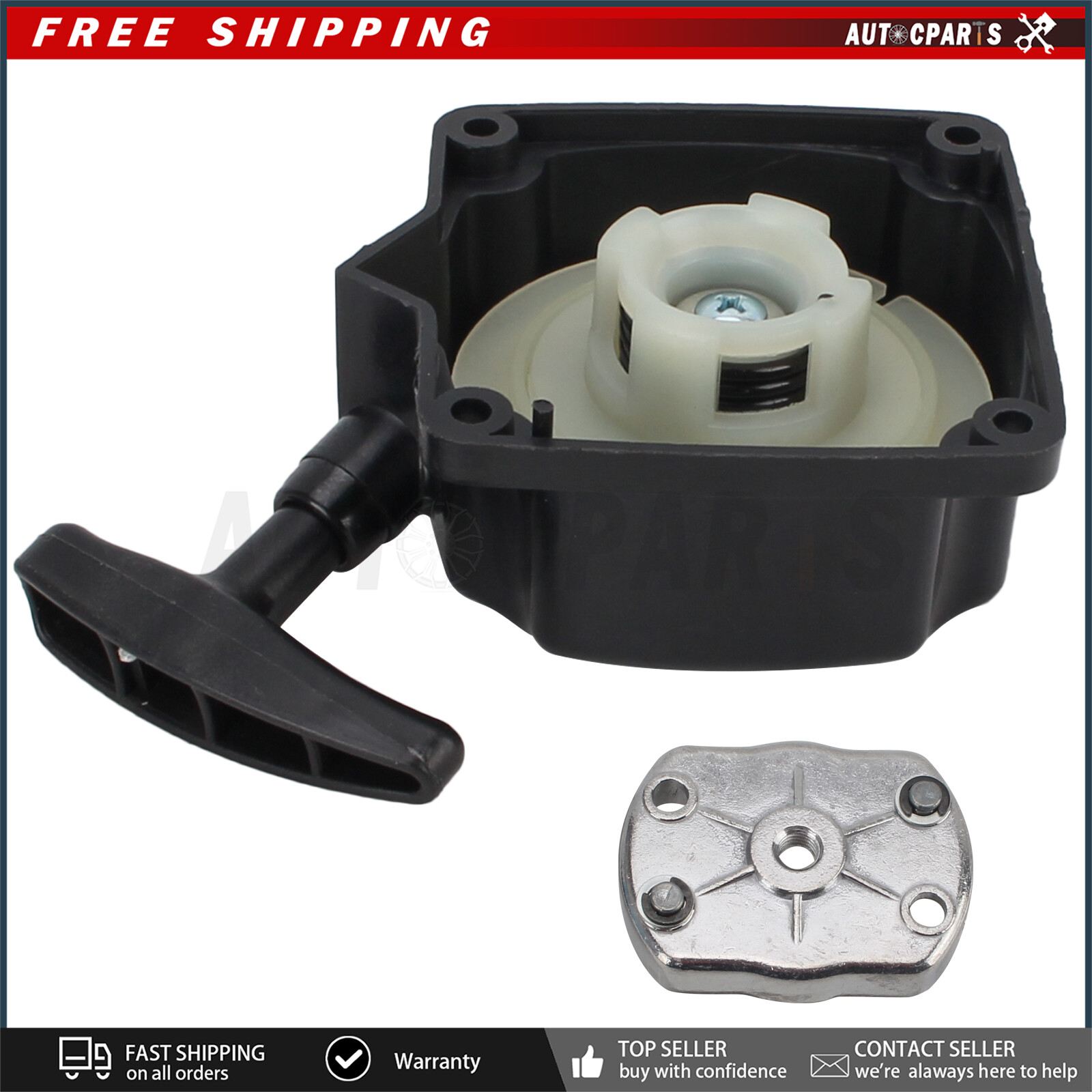 Recoil Pull Starter with Pawl For small garden machinery engines 40-50cc gallery