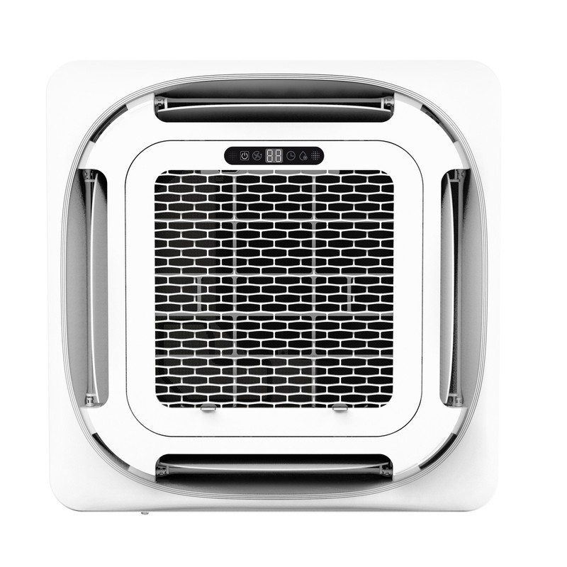 ✅24000 BTU Ceiling Cassette Mini Split AC 8-way 360° Airflow Cooling & Heating gallery
