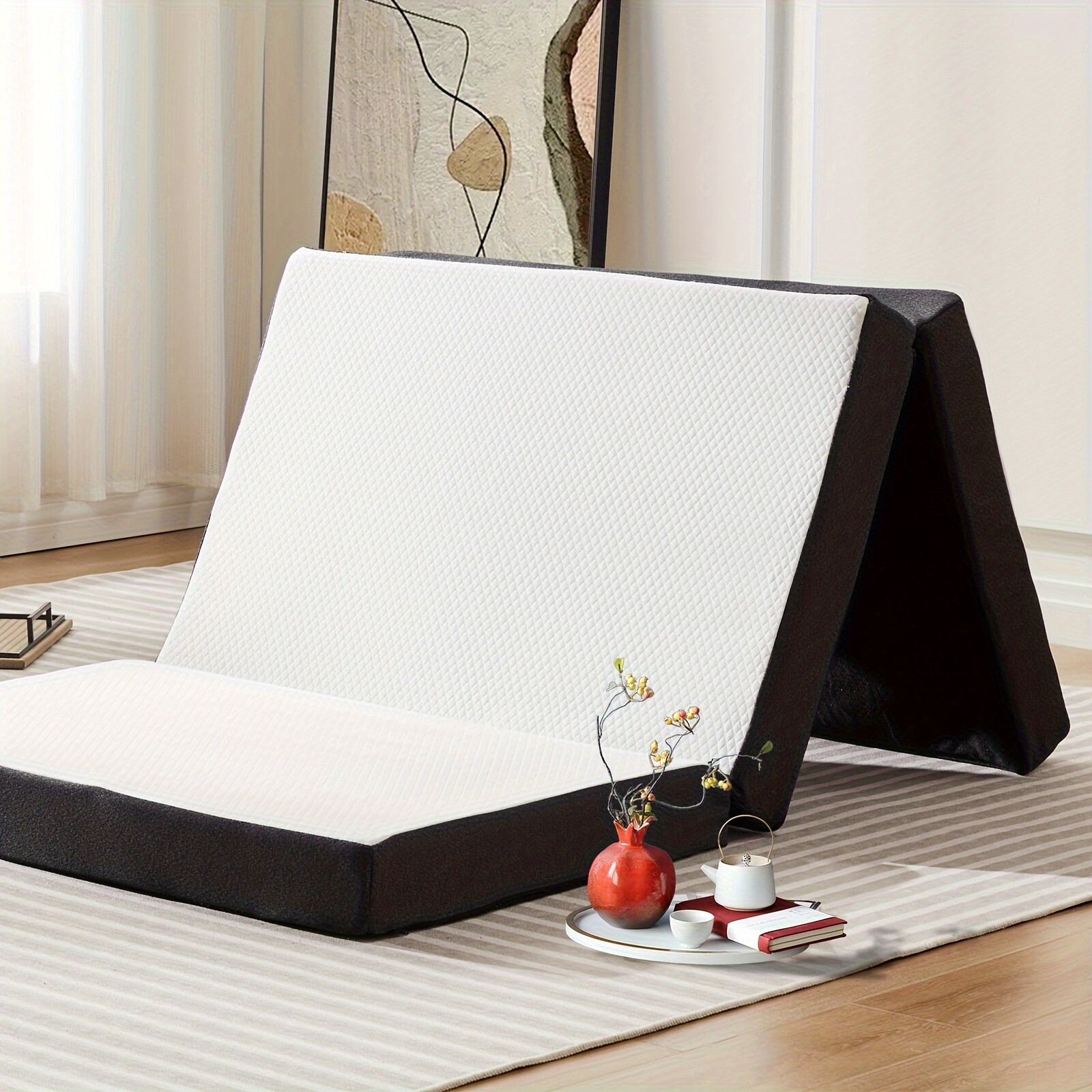 Premium Tri-Fold Mattress 3inch/4inch, Comfortable & Versatile for Any Occasion gallery