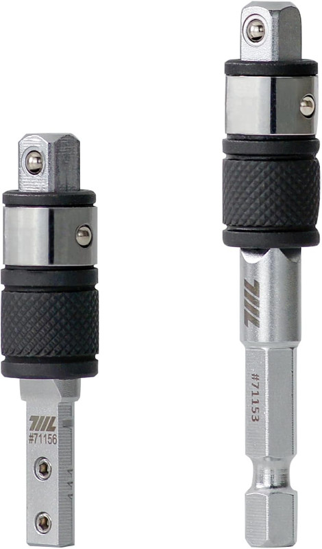 1/4" Hex to Square Drive Socket 2-In-1 Extension Combo 1 PCS Hex End 1 PCS Flat gallery
