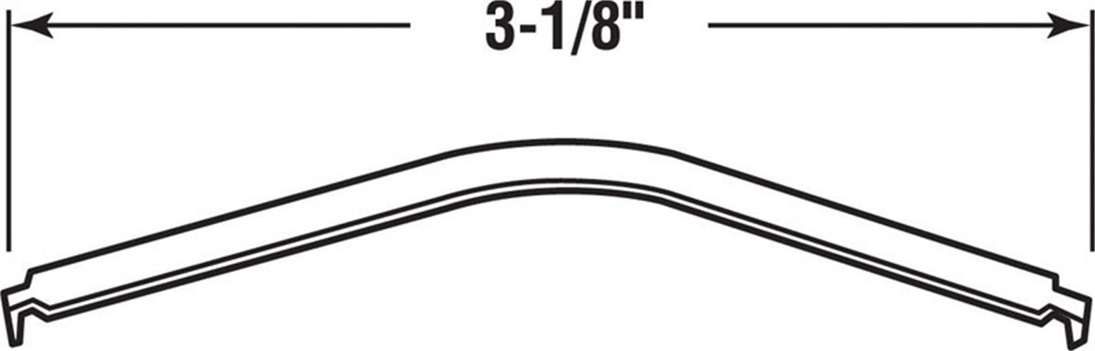 Prime-Line Zinc Plated Silver Steel Flat Window Spring 3-5/8 in. L x 3 in. H x 5 gallery