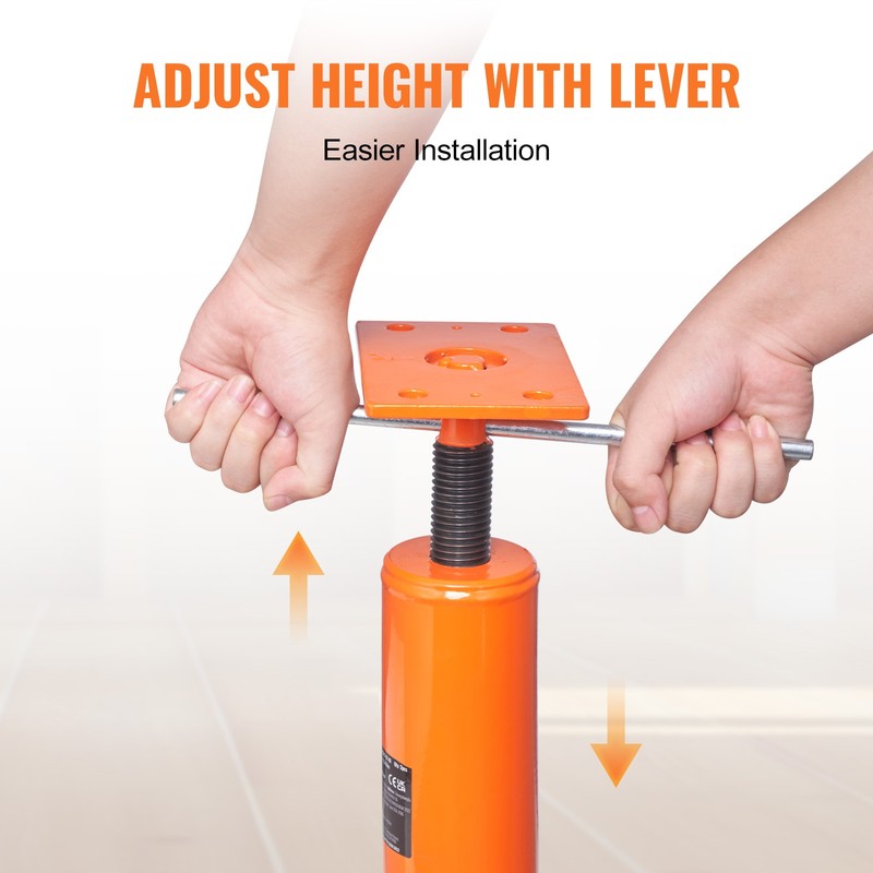VEVOR 2PCS Adjustable Floor Jack Post House Floor Leveling Lift 12"-16" Height gallery