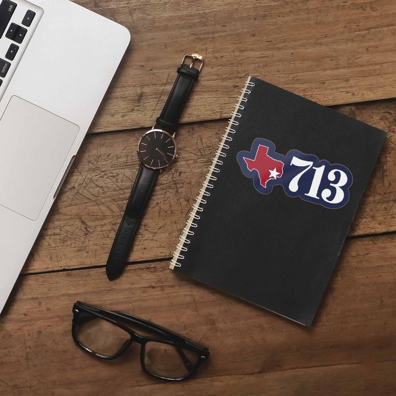 713 Houston Area Code Sticker - Cool Texas Decals gallery