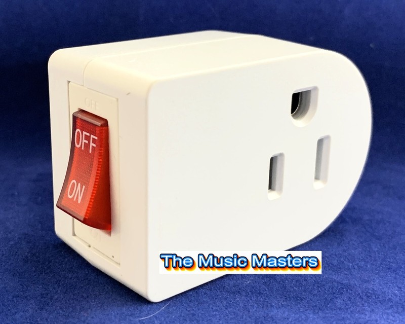 4X Grounded On/Off LIGHTED POWER SWITCH Single AC Wall Plug Electrical Outlet gallery