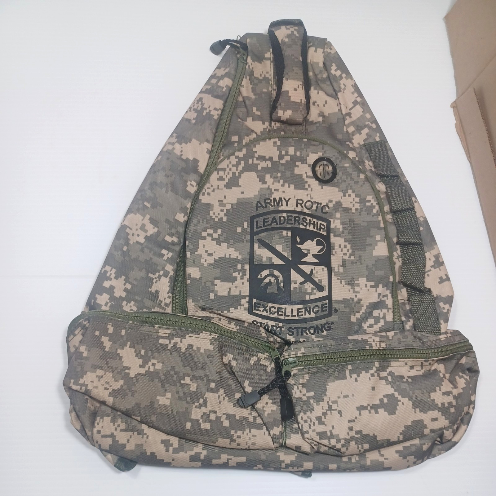 Triangle Sling Crossbody Bag Backpack – ARMY – NEW