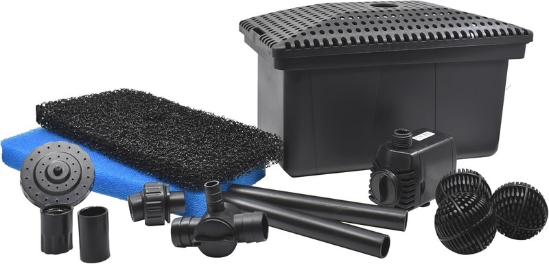 Versatile 320 GPH Filter Kit with Submersible Pump for Ponds Up to 500 Gallons gallery