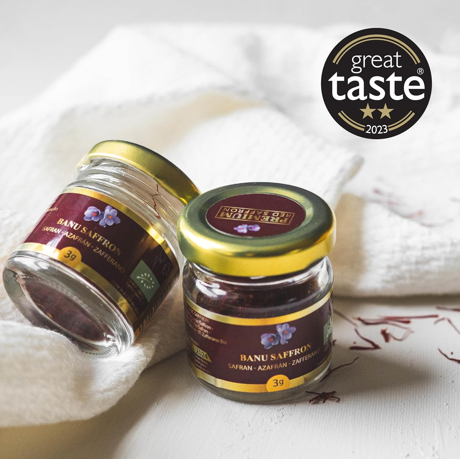Organic Saffron - Award Winning all Red Certified Organic Saffron Threads - 1... gallery
