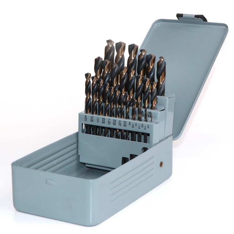 29PCS/Set HSS Drill Bits Black Gold Multi-Bits Twist Metal Drill Bit 1/16"-1/2" gallery