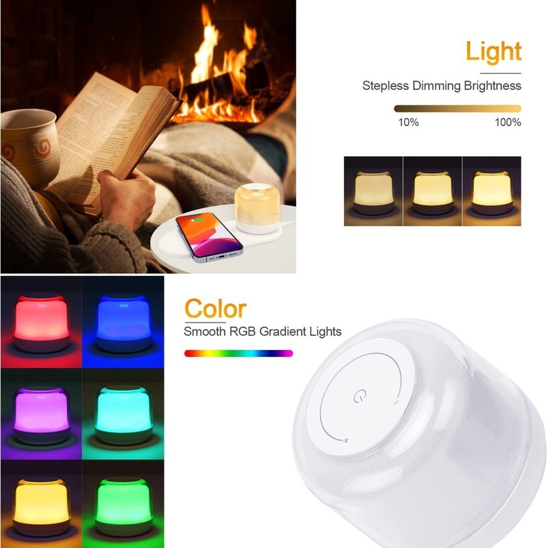 Wireless Night Light Fast Charging for iPhone 17,16,15 Series, Android, Samsun gallery