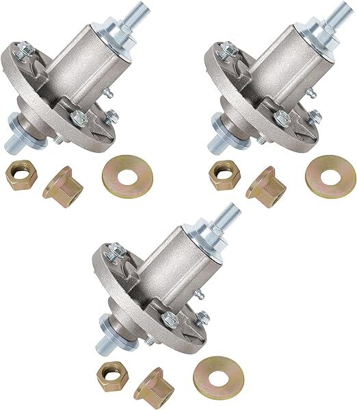 3 Spindle Assembly For John Deere E140 E150 E160 E170 S140 S160 S170 48" Deck gallery