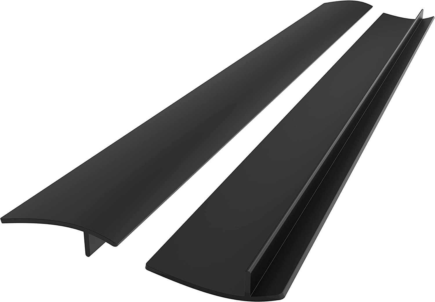 Silicone Stove Gap Covers (2pk) - Heat Resistant, 21" Black, Easy Clean gallery