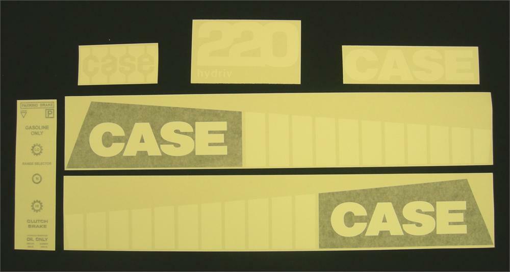 Case 220 Garden Tractor Decal Set (hydriv) gallery