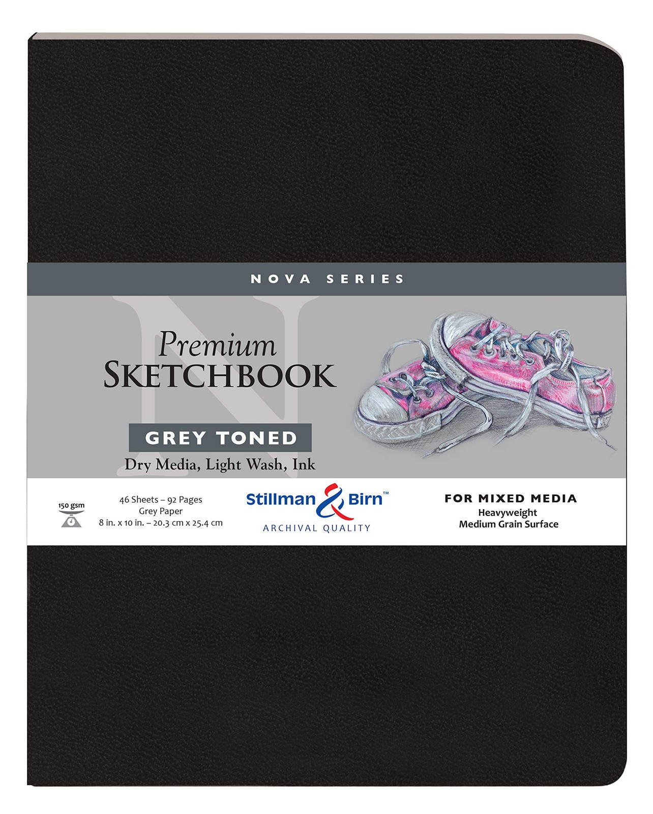 Stillman & Birn Nova Series - Softcover Sketchbook - Portrait 8 x 10 - 150gsm gallery