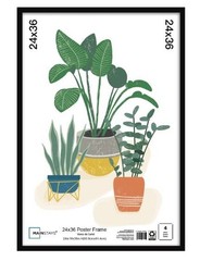 Mainstays 24×36 Basic Black Poster Frame FREE Shipping