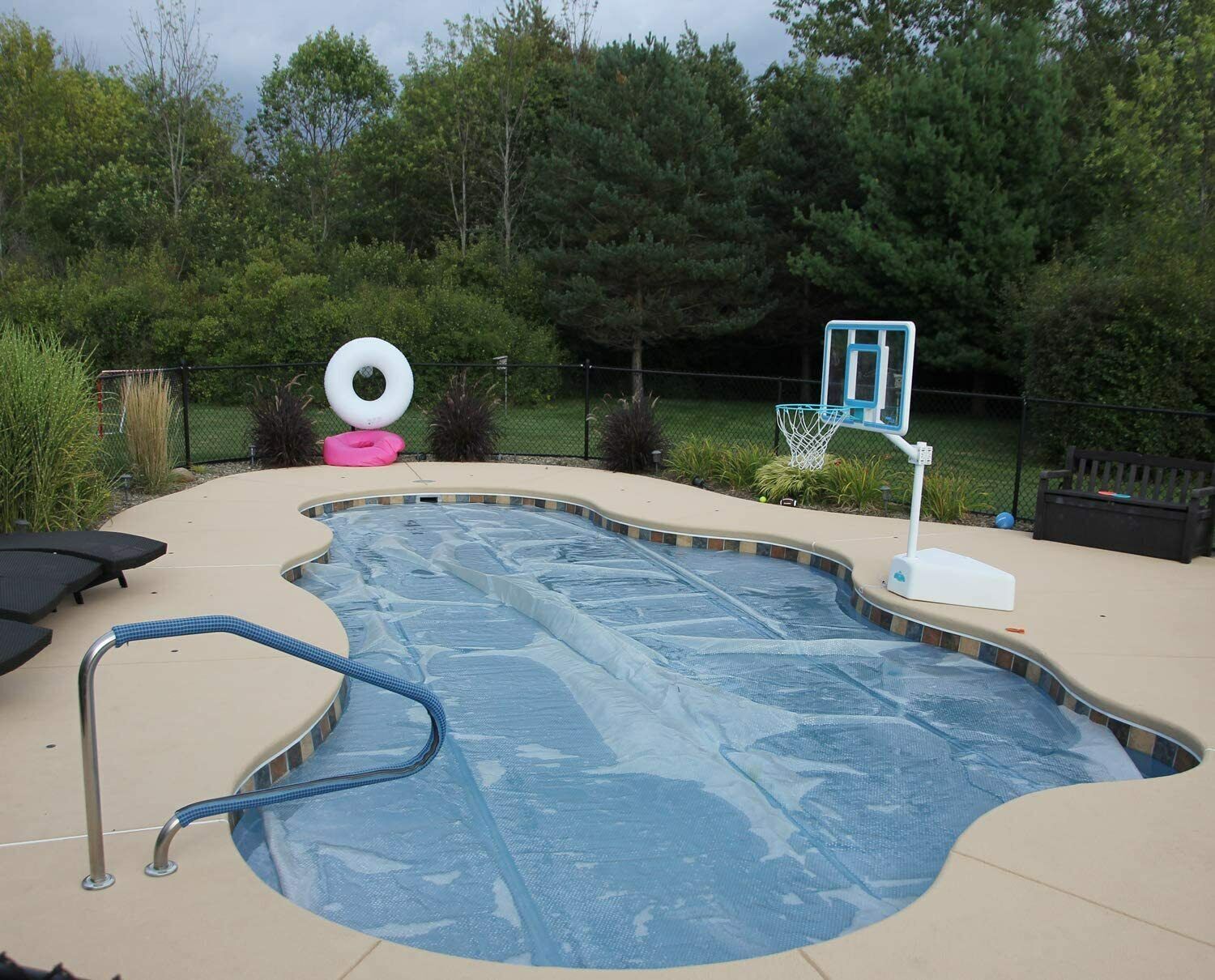 1600 Series Swimming Pool Clear Solar Heating Blanket Cover - (Choose Size) gallery