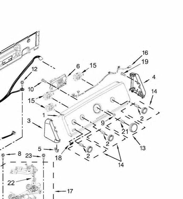Kenmore Washer : Water Temperature : Selector Switch (W10285512) {P2221} gallery