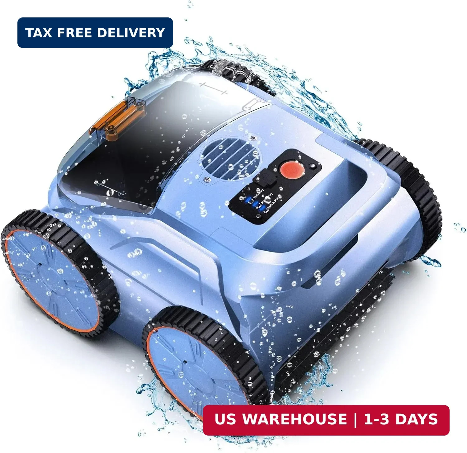 Robotic Pool Vacuum, Pool Cleaner for Inground Pools, Smart Navigation, Floor/Wa gallery