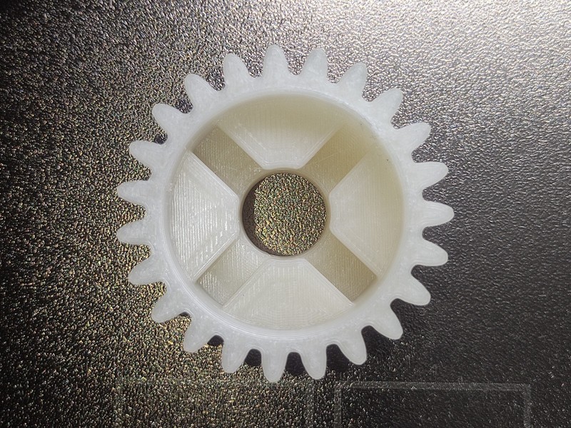 CAME F1000 Gear Compatible Replacement Nylon PA6 3D Printed gallery